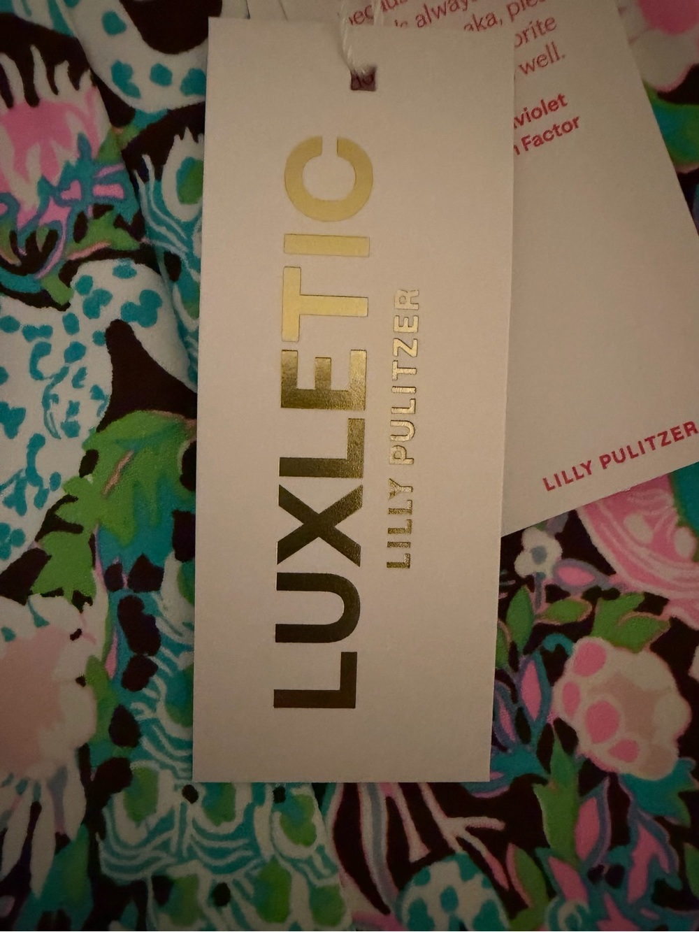 NWT LILLY PULITZER MELA ACTIVE DRESS SIZE L UPF 50+ MULTI CROSSGRAIN ROYAL ZOO - Picture 11 of 15